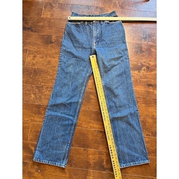 Levis Vintage 250350214 Orange Tab Harley Patch Straight Leg Y2K Womens READ - Picture 4 of 10